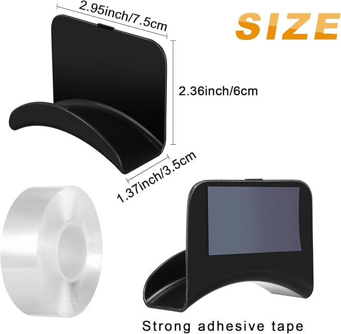 Headphone Wall Hangers Adhesive Gaming Headset Holder Hooks - Image 2