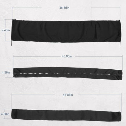 48'' Long Black Zippered Rigging Sleeve, ZRS-1-DP Casing, Trolling Motor Cable - Image 6