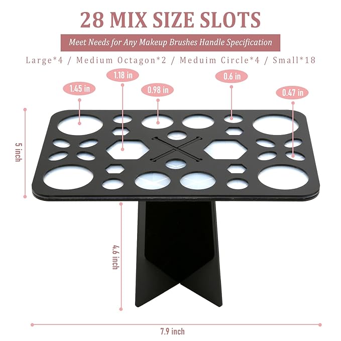 Makeup Brush Cleaning Mat & Drying Rack - Image 4