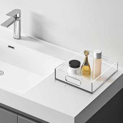 Acrylic Serving Tray with Handles - Image 7