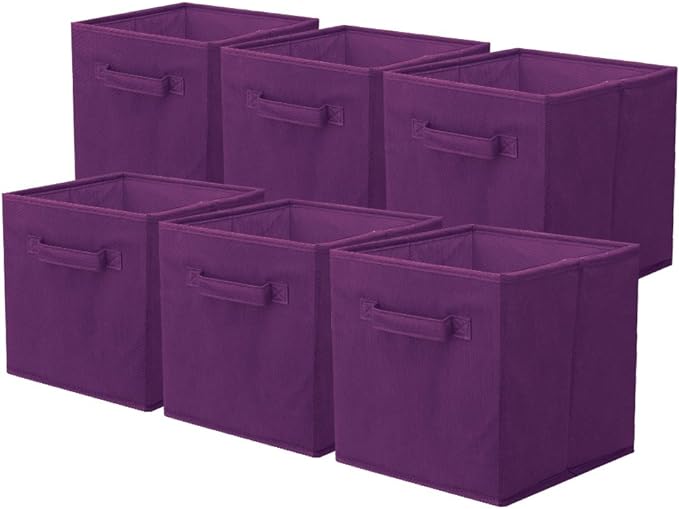 ShellKingdom Storage Bins, Foldable Fabric Storage Cubes And Cloth Storage by ShellKingdom