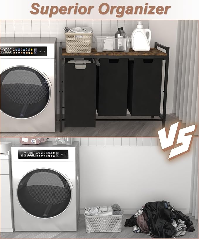 10 x 3 Gal Large Laundry Hamper - Image 6