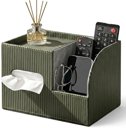 Modern PU Leather Cube Tissue Box Cover by Thelittlebeautyoflife