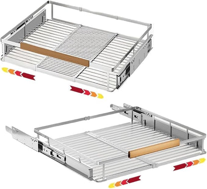 2 Pack Expandable Pull Out Cabinet Organizer，Side Mounting by Unknown