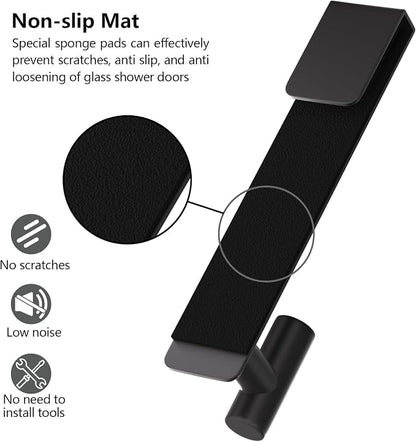 PMMASTO Shower Door Hooks, Extended Towel Hooks - Image 6