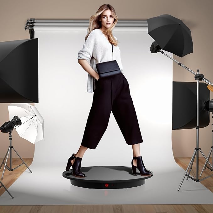 JAYEGT Motorized Rotating Display Stand, 350Lbs Load，360 Degree Electric - Image 7