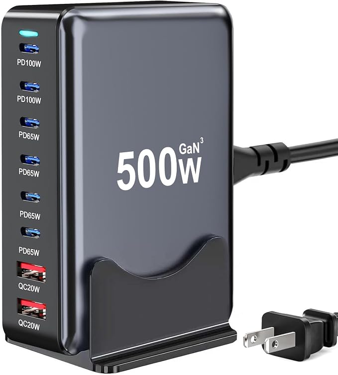 500W USB C Charger Block, Laptop Charger Adapter Compatible by Unknown