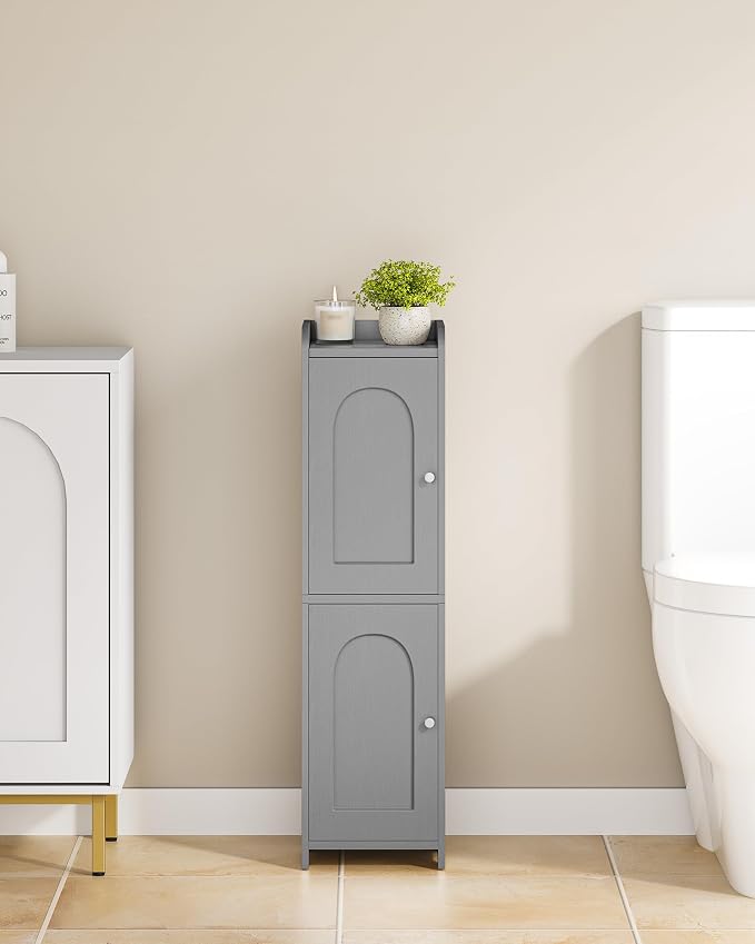 Hzuaneri Bathroom Storage Cabinet, Small Corner Floor Cabinet - Image 8