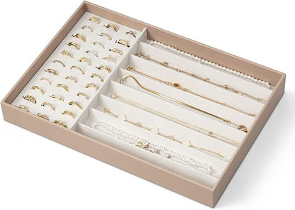 VLANDO Stackable Jewelry Tray, Drawer Organizer by VLANDO
