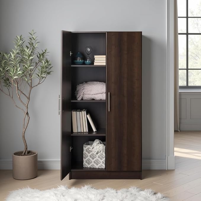 Prepac Elite Tall Garage Storage Cabinet & Pantry Storage Cupboard, 2-Door - Image 2