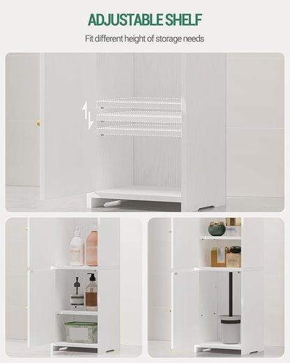 Hzuaneri Bathroom Storage Cabinet, Small Corner Floor Cabinet - Image 7