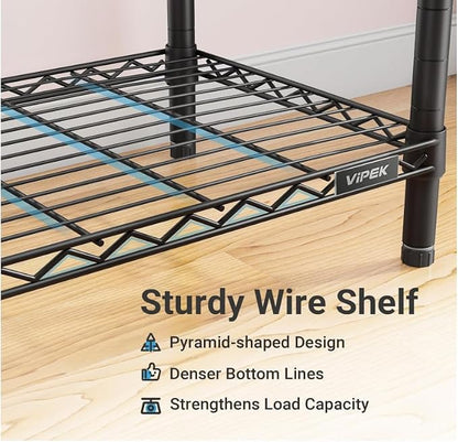 VIPEK X20 Plus Expandable Reach-in Closet Rack Adjustable from 3'9" to 5'2" - Image 9