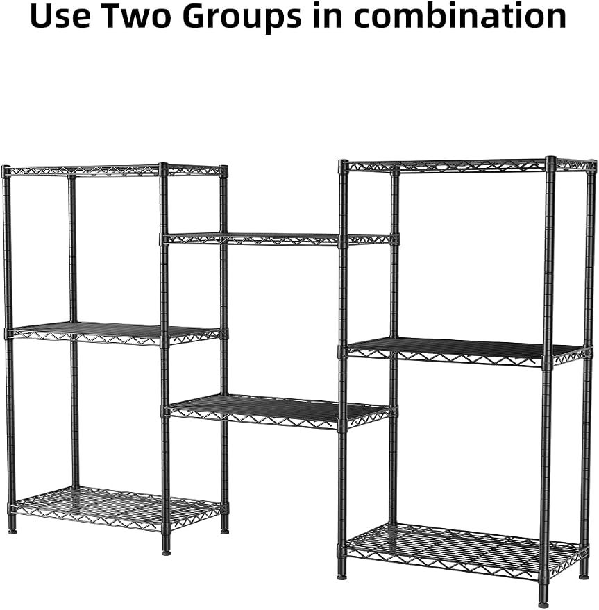 SINGAYE 4 Tier Storage Rack Wire Shelving Unit Shelves Metal - Image 8