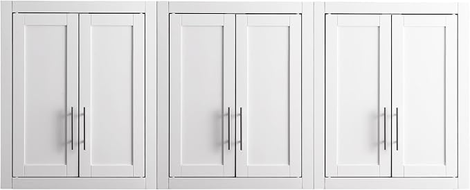 Crosley Furniture Savannah 3-Piece Wall Kitchen Storage Cabinet, Cabinets - Image 4