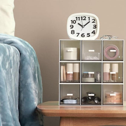 Desk Drawer Organizer with 3 Drawers, Plastic Clear Tea Bag Organizer, - Image 9