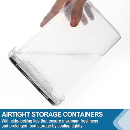 VERONES Large Tall Airtight Food Storage Containers, 10 PACK Plastic Airtight - Image 4
