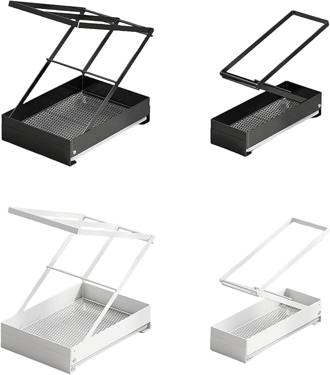 Collapsible Sink Holder Kitchen Tool Organizer Drain Tray - Image 6