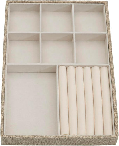 Household Essentials Stackable Jewelry Trays, 3 Varieties, Space - Image 7