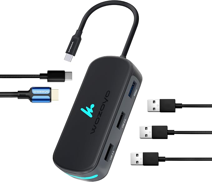 Type C 5 in 1 Wozoyo Docking Station by Wozoyo
