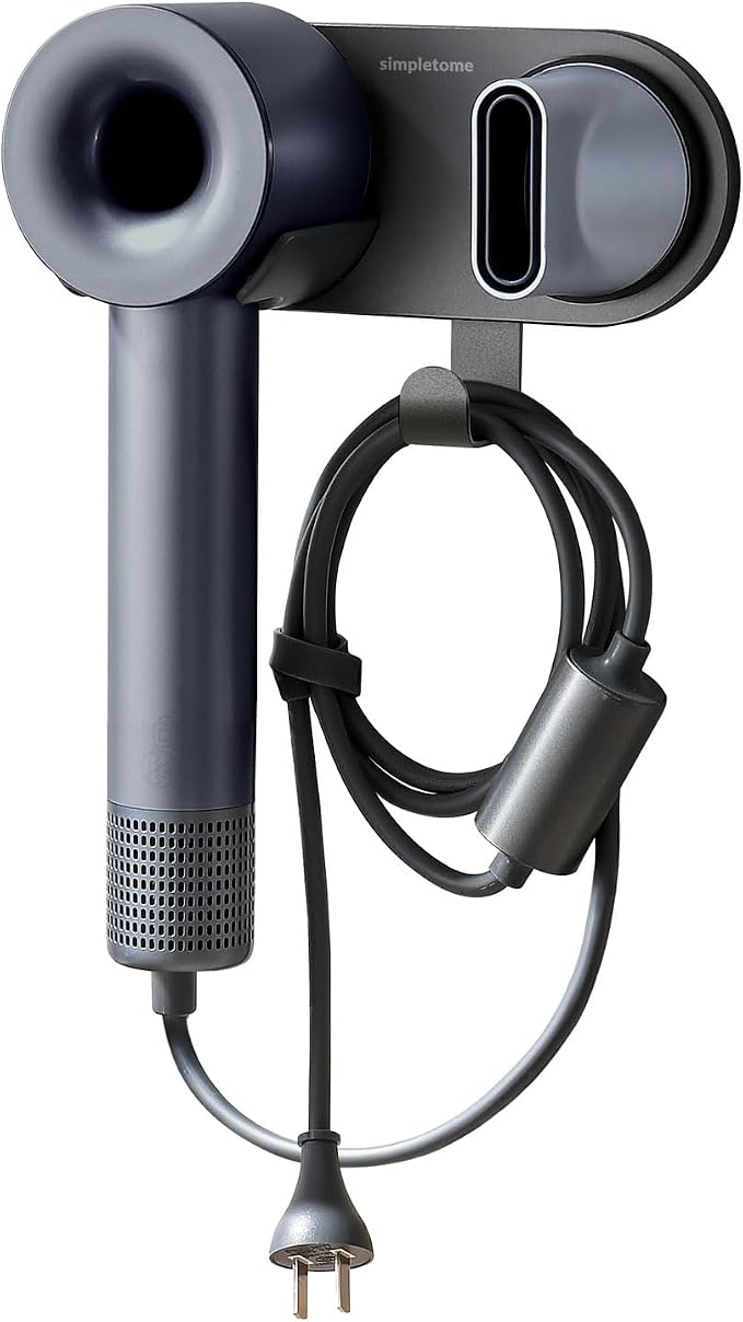 simpletome Hair Dryer Holder Wall Mount by simpletome
