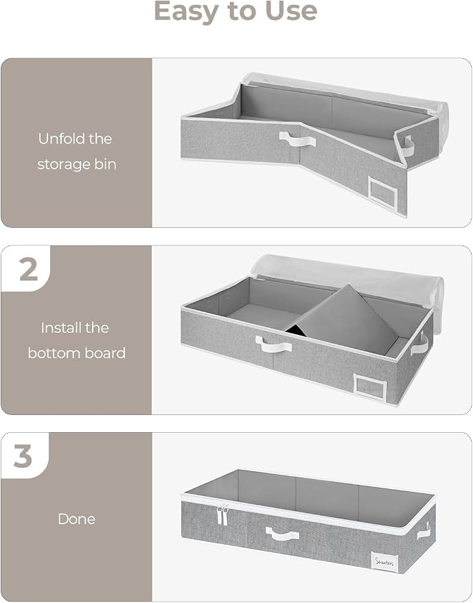 StorageWorks Extra Large Under Bed Storage Containers - Image 8