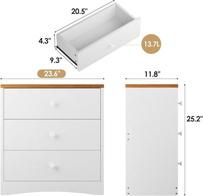 Nightstand, Farmhouse Wood Night Stand - Image 2