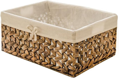 Rectangular Woven Seagrass Storage Bin by KINGWILLOW