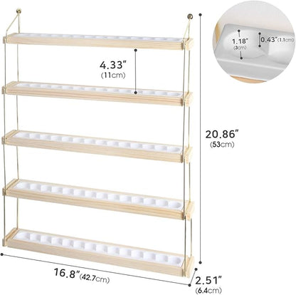 J JACKCUBE DESIGN Wall Mount Essential Oils Display Shelf - Image 3