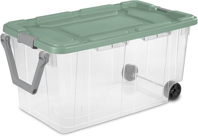 Extra Large Storage Bin, 40 Gallon Wheeled Plastic Storage Container - Image 2