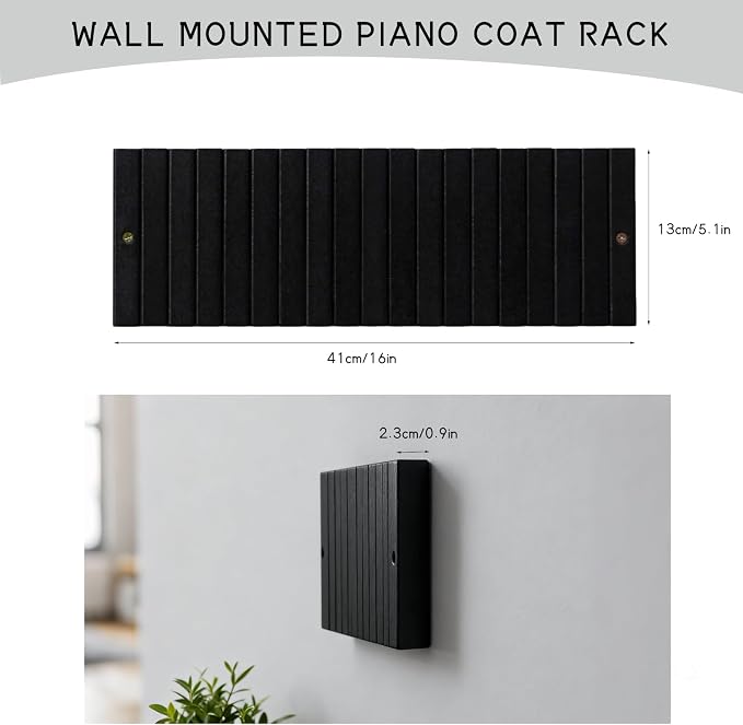 Coat & Hat Hooks Wall Mount - Image 4
