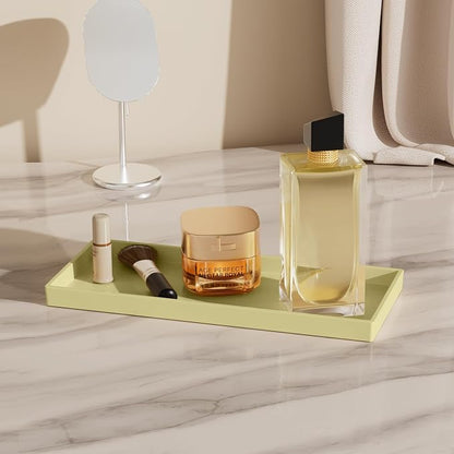 Vanity and Bathroom Tray, 11.8" ABS Countertop Organizer, Waterproof Vanity Tray - Image 4