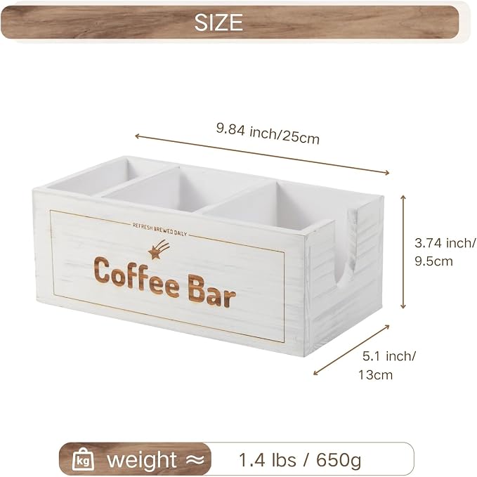 Coffee Station Organizer for Countertop - Image 3