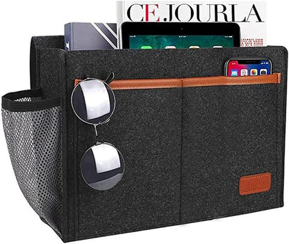 Bedside Caddy, Felt Bedside Storage Organizer, Hanging Storage - Image 9