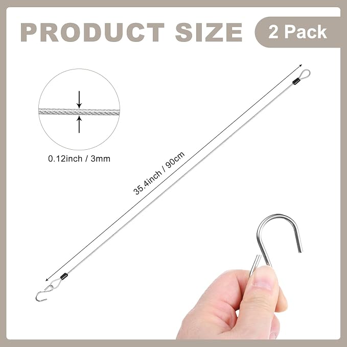 M METERXITY 2-Pack Bird Feeder Hanger - Image 3