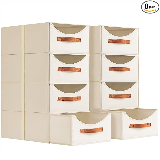 Homsorout Large Closet Storage Bins by Homsorout