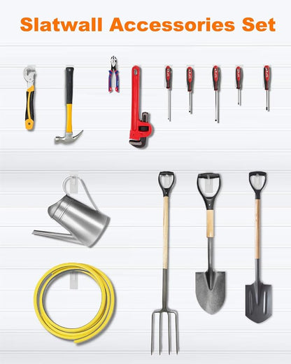 1" Slatwall Hooks, 60 Pack Garage Slat Wall Hanging Display Hooks - Image 3