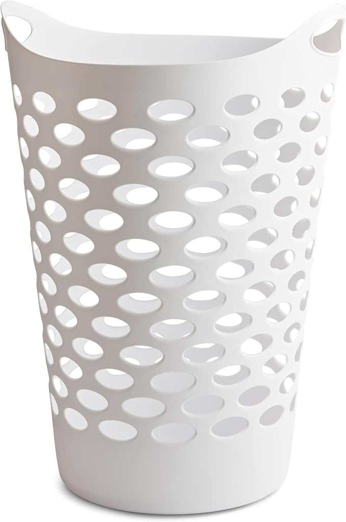 3 Pack Round Plastic Laundry Hamper - Image 2