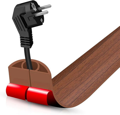 Floor Cord Cover Self Adhesive Cord Hider, 3.3FT Cable Management, Extension by DBHXXMB-HH