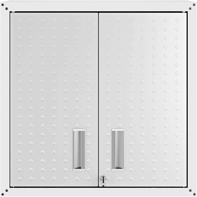 Manhattan Comfort Fortress 30" Floating Textured Metal Garage Cabinet by ManhattanComfort