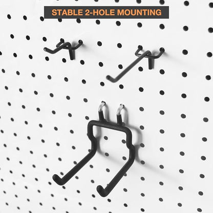 G.CORE 24-Pack Pegboard Hooks, Heavy Duty Metal Shelving Brackets, Wall - Image 3