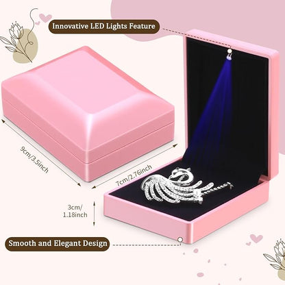 Landical 10 Pcs Pendant Necklace Box - Image 2