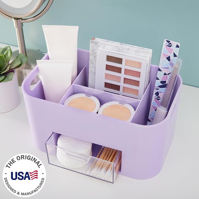 STORi Bliss Lilac Purple Makeup Organizer - Image 2