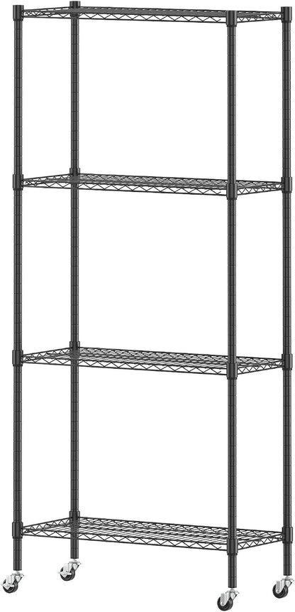 Homdox Heavy Duty 4-Tier Metal Shelving Unit by HOMDOX