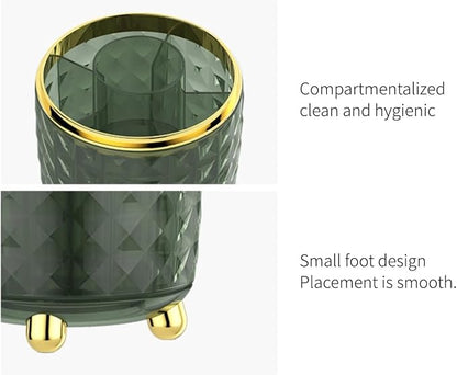 360° Rotating Makeup Organizer, Spinning Cosmetic Storage Tower - Image 3
