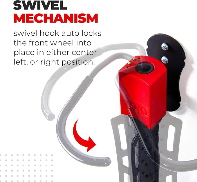 Pro Bike Tool Swivel Bike Rack, Wall Mount - Image 6
