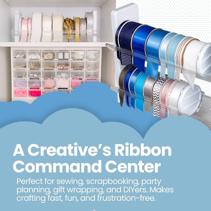 ArtBin Ribbon Storage Rack | Ribbon Spool Holder | Ideal - Image 9
