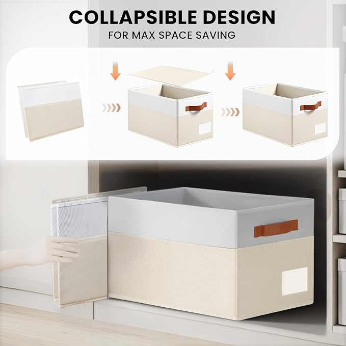 Criusia Large Closet Storage Baskets - Image 7