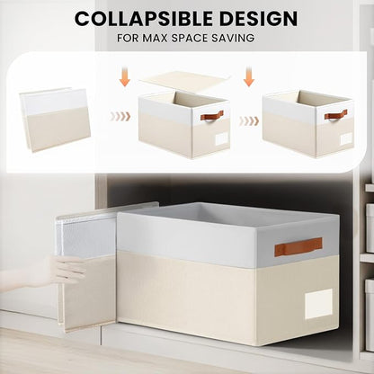 Criusia Large Closet Storage Baskets - Image 7