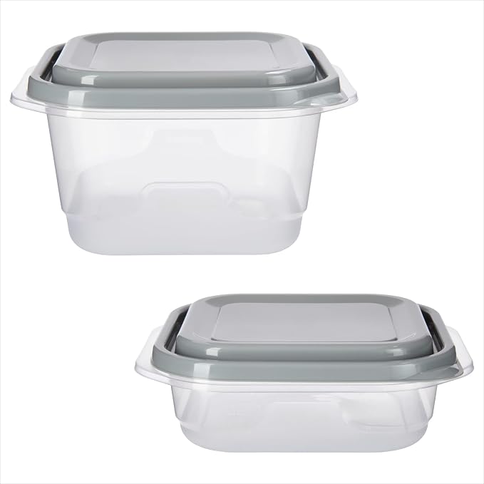20-Piece BPA-Free Square Food Storage Container Set - Image 3
