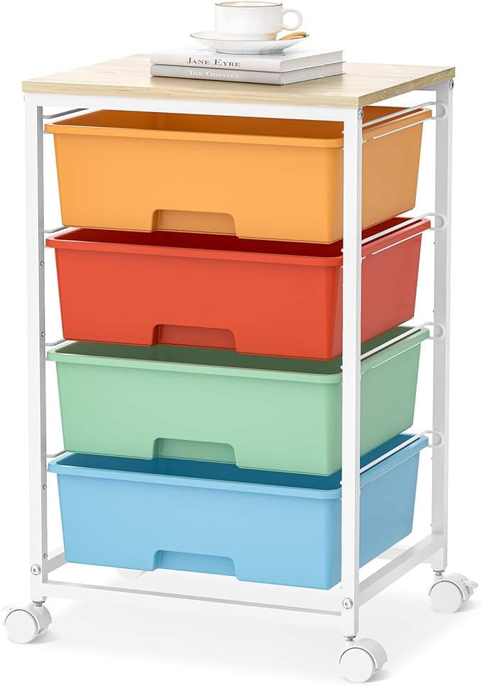 Utility-Rolling-Storage-Drawer-Craft-Cart-Organizer by SYKIARIOL